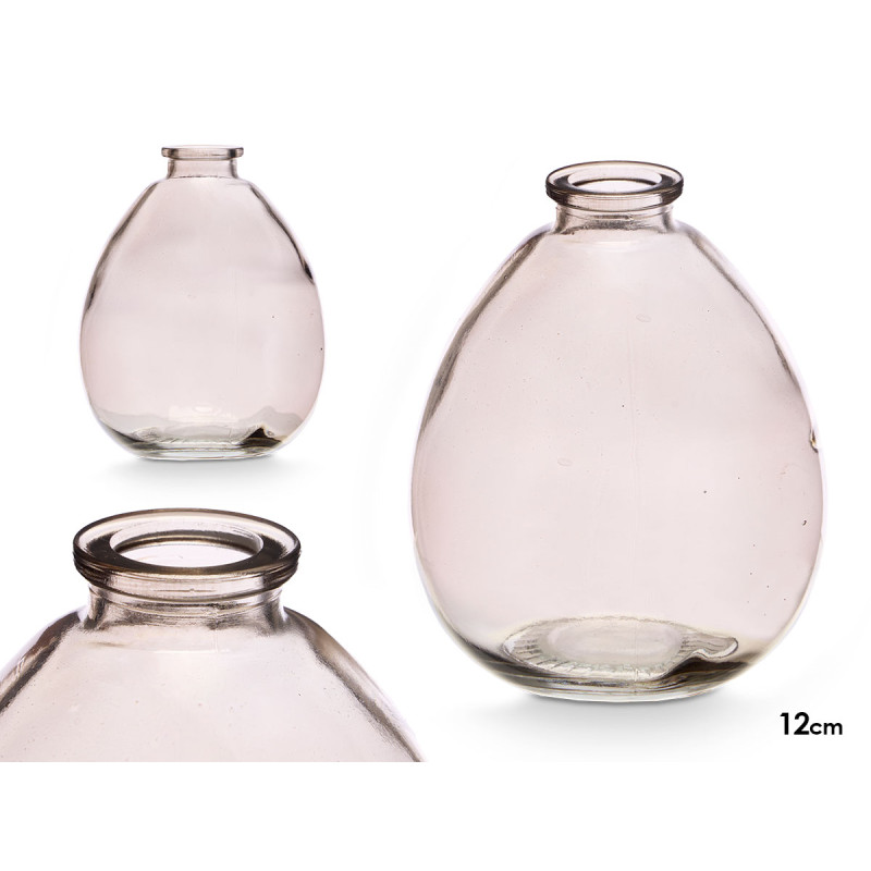 FRASCO CRISTAL IRREGULAR GRIS