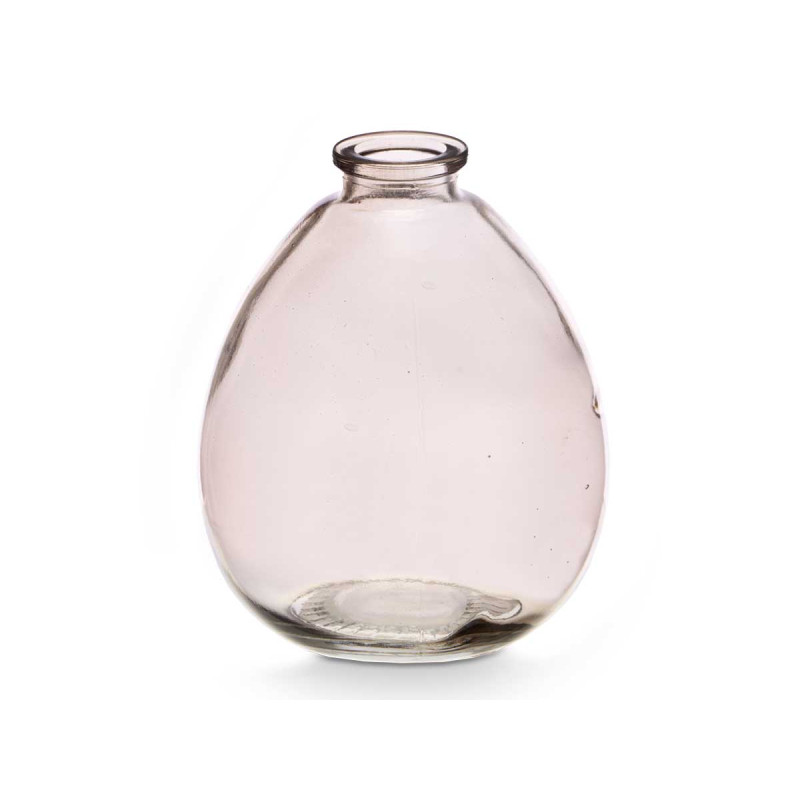 IRREGULAR GLASS JAR GREY