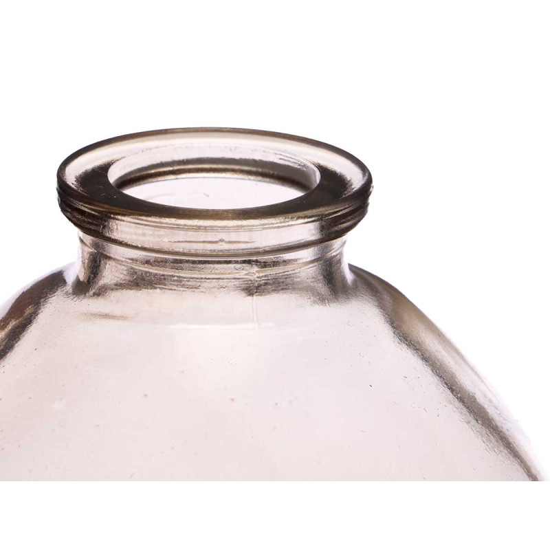 IRREGULAR GLASS JAR GREY