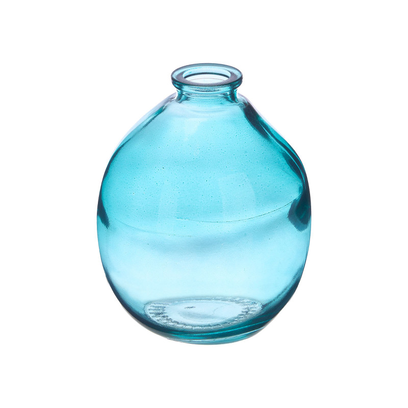 FRASCO CRISTAL IRREGULAR TURQUESA