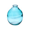 IRREGULAR GLASS JAR TURQUOISE