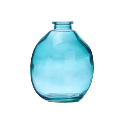 FRASCO CRISTAL IRREGULAR TURQUESA