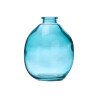 FRASCO VIDRO IRREGULAR AZUL