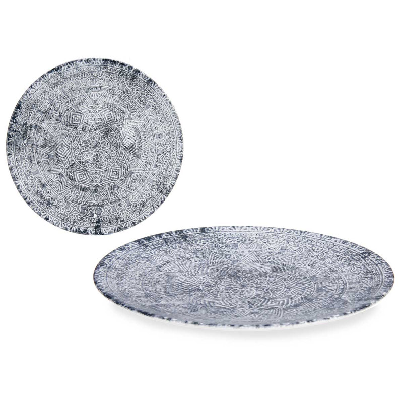 PLATO PORCELANA LLANO 26CM AZTECA