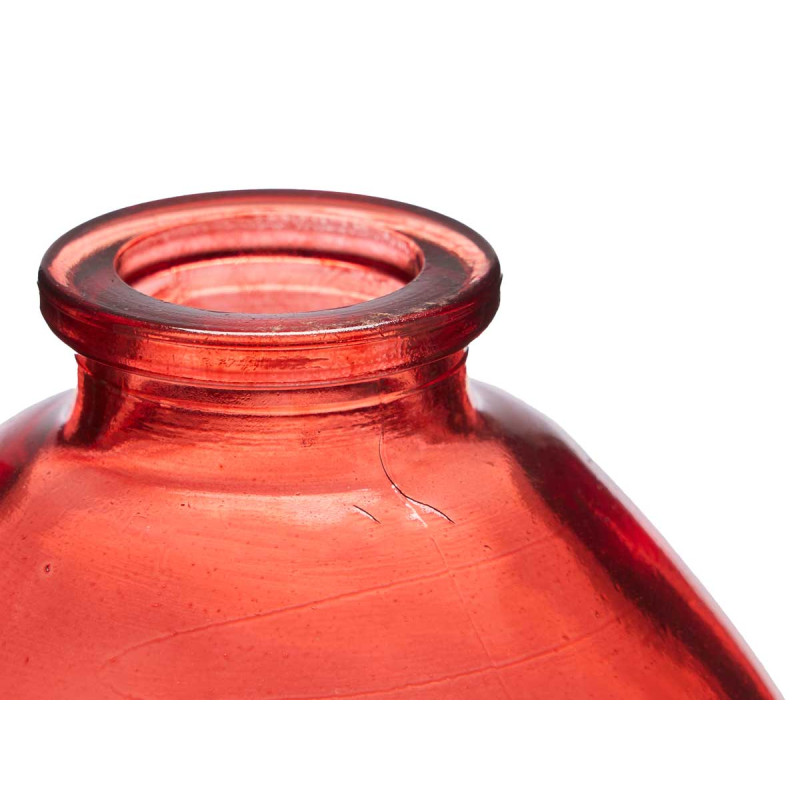 IRREGULAR GLASS JAR RUSSET