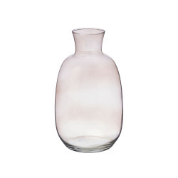 JARRON CRISTAL CUELLO 36CM GRIS