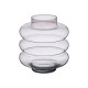 VASO VETRO TRIPLA SFERA APPIATTITA 30CM GRIGIA