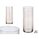 JARRA VIDRO CILINDRO 12CM DIAM X 30CM CINZENTA