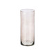 CYLINDER CRYSTAL VASE 12CM DIAM X 30CM GREY