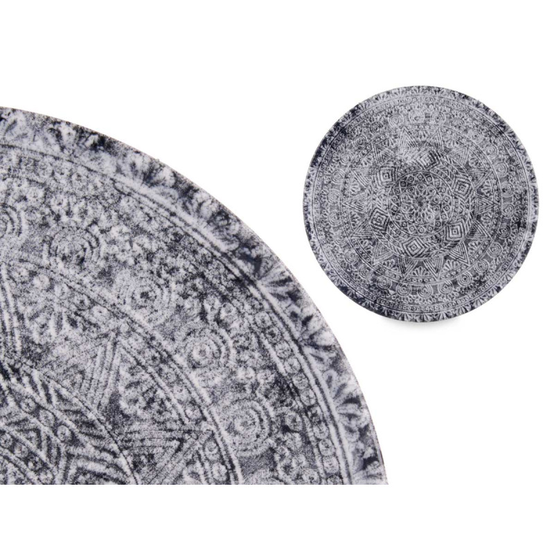 PORCELAIN DESSERT PLATE 20CM AZTEC