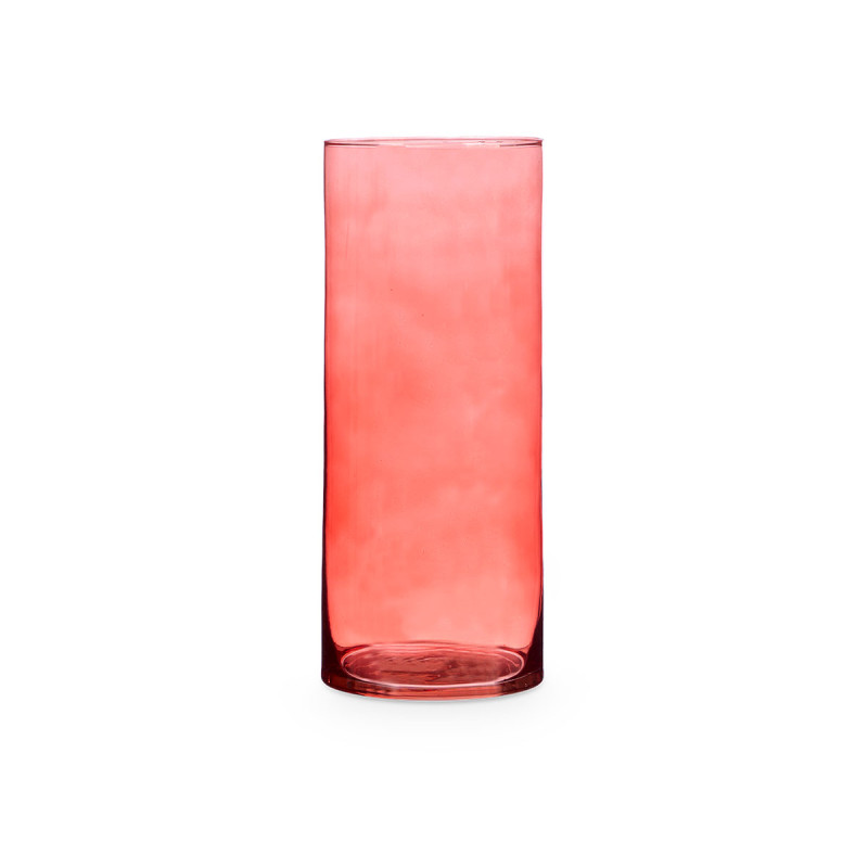 JARRON CRISTAL CILINDRO 12CM DIAM X 30CM TEJA