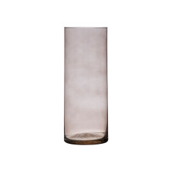 JARRA VIDRO CILINDRO 15CM DIAM X 40CM CINZENTA