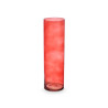 CYLINDER CRYSTAL VASE 15CM DIAM X 50CM RUSSET