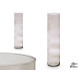 JARRA VIDRO CILINDRO 15CM DIAM X 60CM CINZENTA