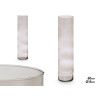 VASO VETRO CILINDRO 15CM DIAM X 60CM GRIGIO