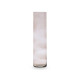 CYLINDER CRYSTAL VASE 15CM DIAM X 60CM GREY