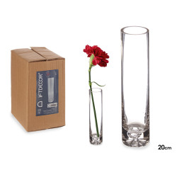OVAL GLASS VASE