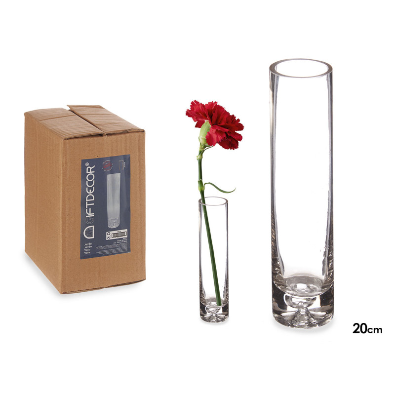 OVAL GLASS VASE