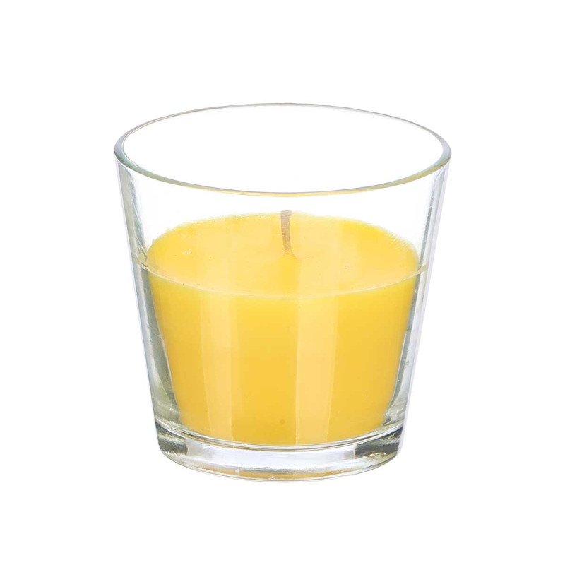 VELA VASO CITRONELA 28H