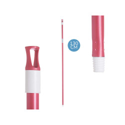 CABO VASOURA METALICO 130 CM ROSA