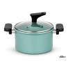 PANELA INDUCAO TAMPA VIDRO 20CM MENTA