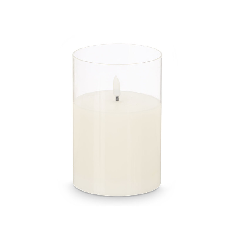 BOUGIE LED VERRE CRISTAL