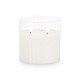 BOUGIE LED 3 LUMIÈRES VERRE CRISTAL