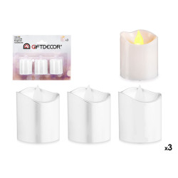 CONJ 3 VELAS LED TACO