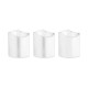 SET 3 CANDLE LED FORM DOWEL