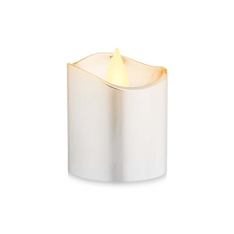 SET 3 CANDELE LED ARGENTO