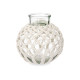 VASO MACRAME ESFERA BRANCO