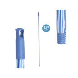 CABO VASOURA METAL RISCAS 130 CM AZUL