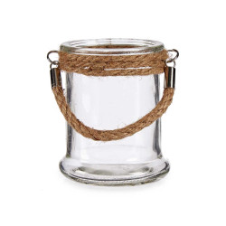BOUGEOIR VERRE CORDE PETIT