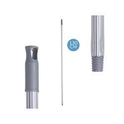 CABO VASOURA METAL RISCAS 130 CM CINZENTO
