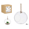 HANGING BALL VASE SMALL DOUBLE BALL ROPE