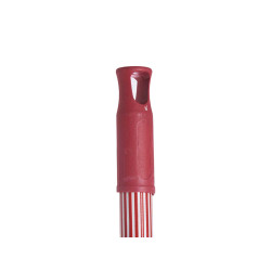 CABO VASOURA METAL RISCAS 130 CM VERMELHO