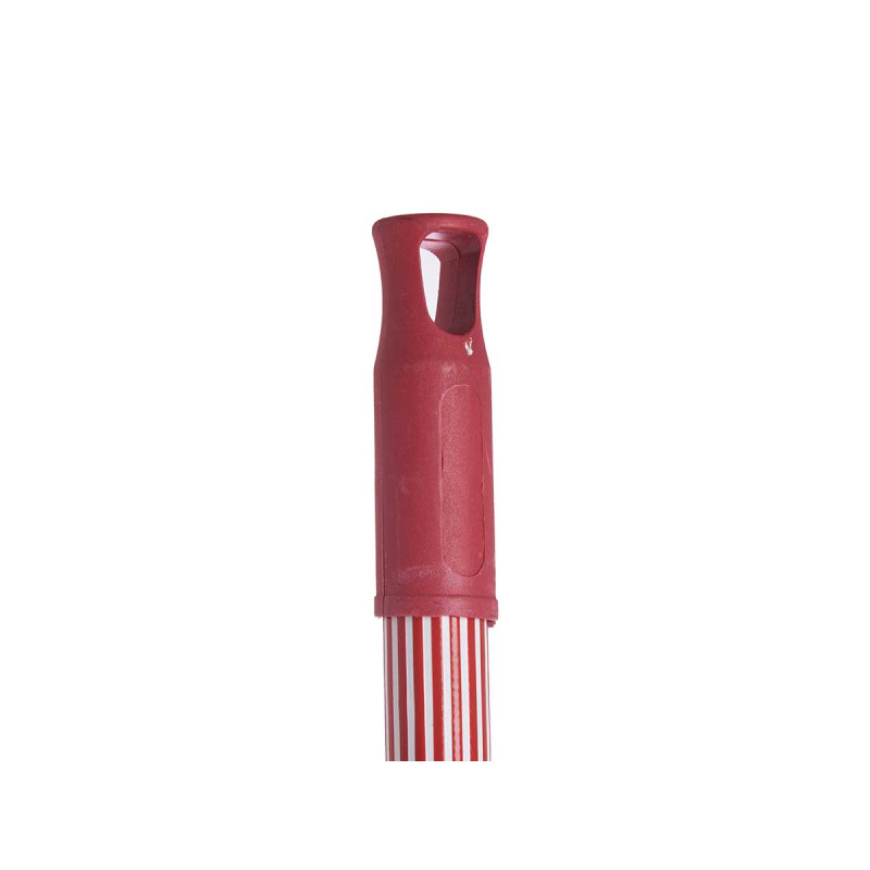 BASTONE METALLICO RIGHE 130 CM ROSSO