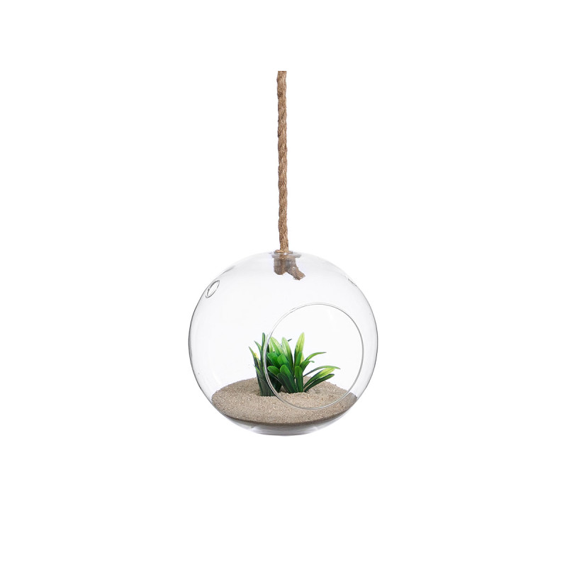 VASE SUSPENDUE CORDE BOULE PETIT