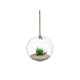 HANGING BALL VASE SMALL DOUBLE BALL ROPE
