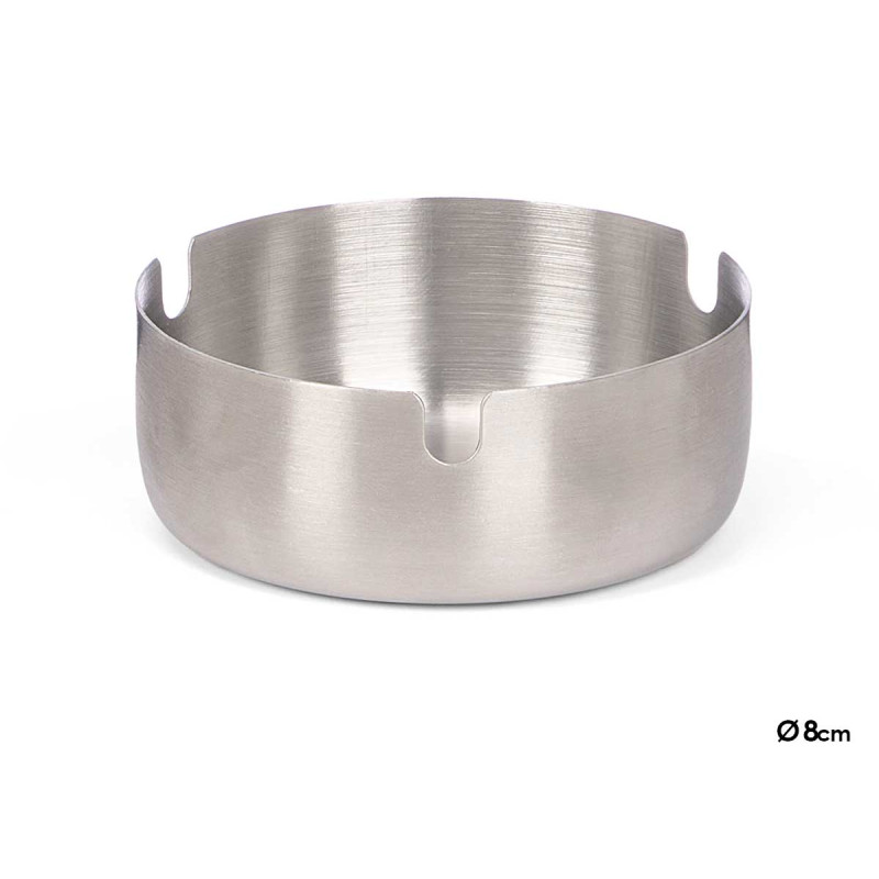 CENICERO ACERO INOX 8CM