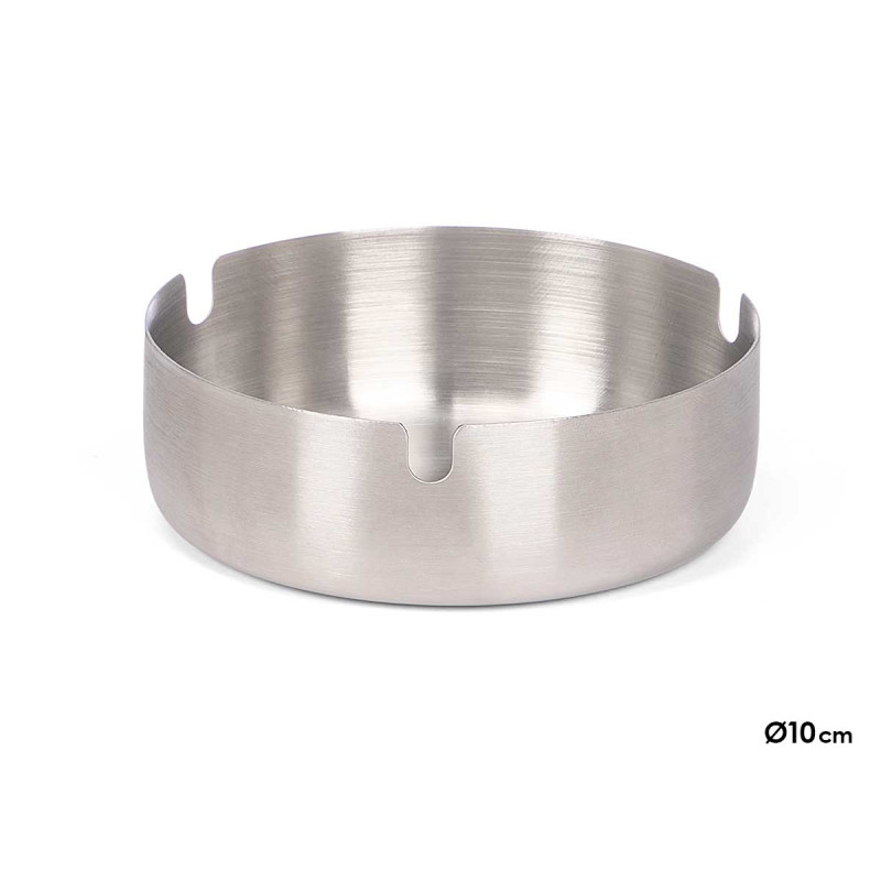 PORTACENERE ACCIAIO INOX 10CM
