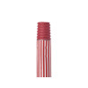 BASTONE METALLICO RIGHE 130 CM ROSSO