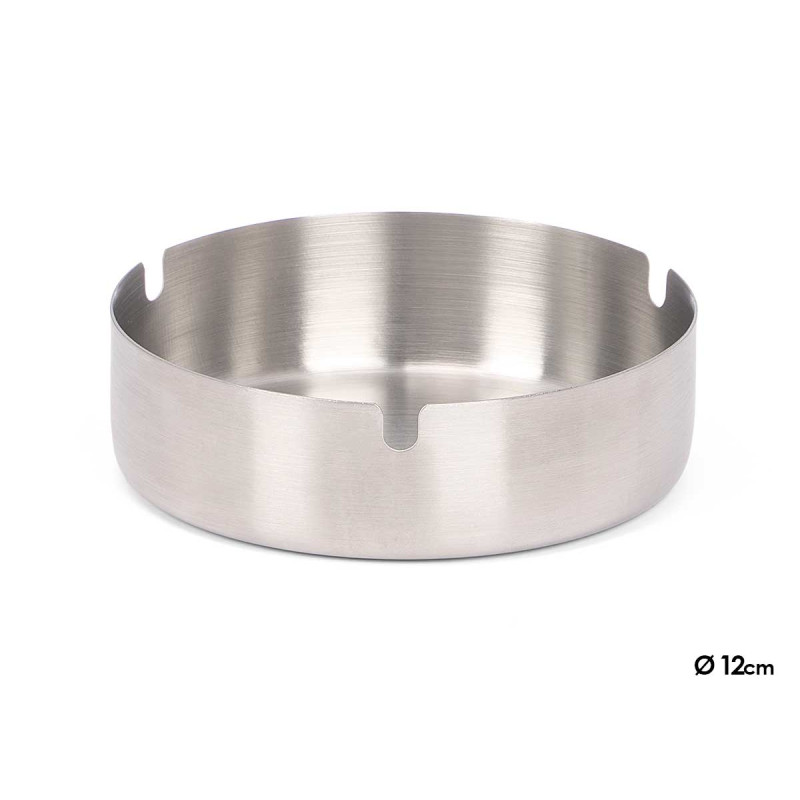 CINZEIRO ACO INOX 12CM