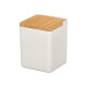 SALERO BLANCO TAPA BAMBU