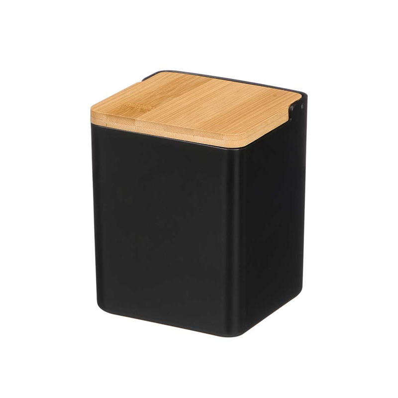SALERO NEGRO TAPA BAMBU