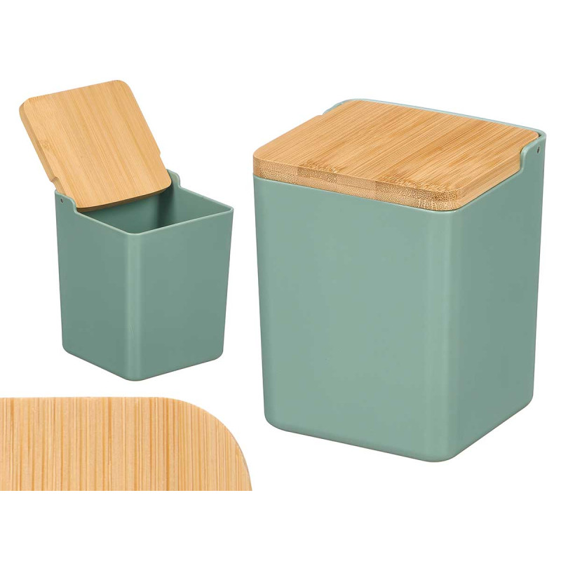 FRASCO VERDE TAMPA BAMBU