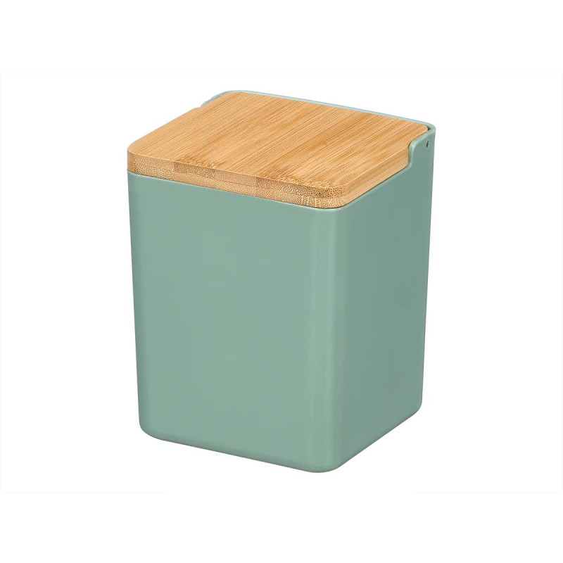 SALERO VERDE TAPA BAMBU