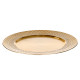 CANDLE HOLDER RHOMBUS GOLDEN 33CM