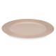 CANDLE HOLDER CIRCLES GREY BROWN DISTRESSED 33CM
