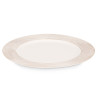 PORTAVELAS CIRCULOS BLANCO ENVEJECIDO 33CM